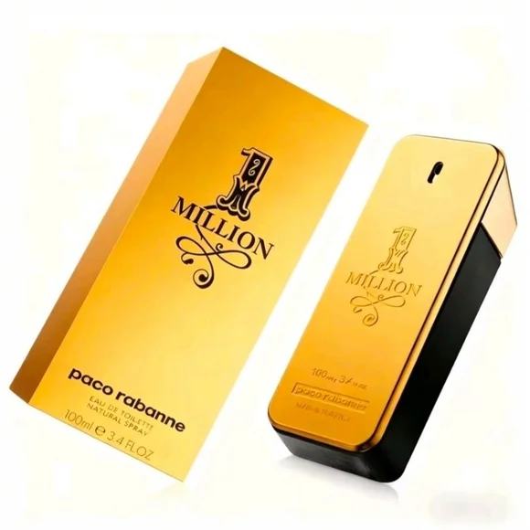 Paco Rabbane 1 Million EDT 3.4fl Oz Bottle Large Size New In Box Mens - Picture 2 of 8